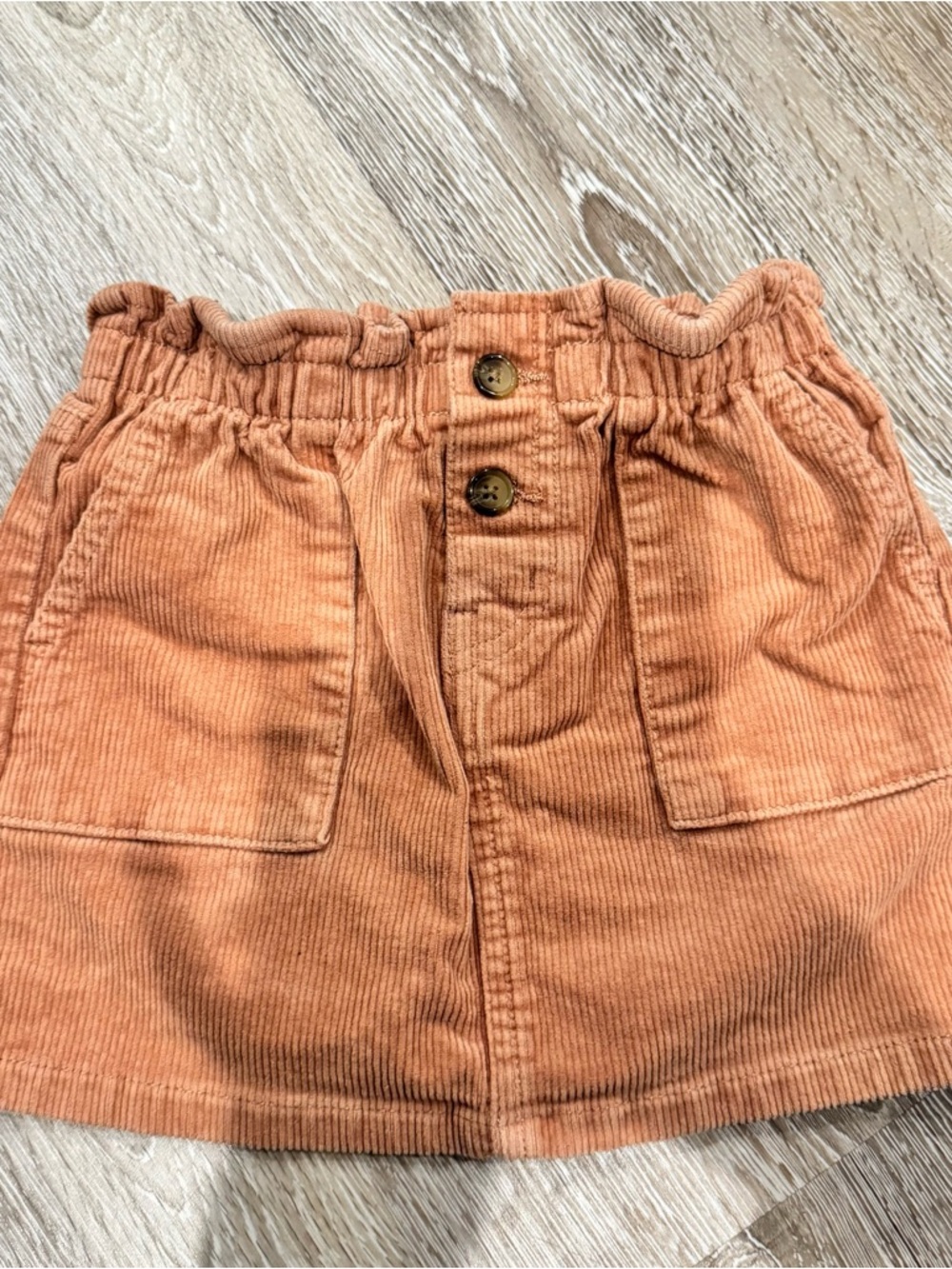 Zara & H&M 💖 Girls Corduroy Skirt Duo in Rust and Tan - Picture 6 of 10